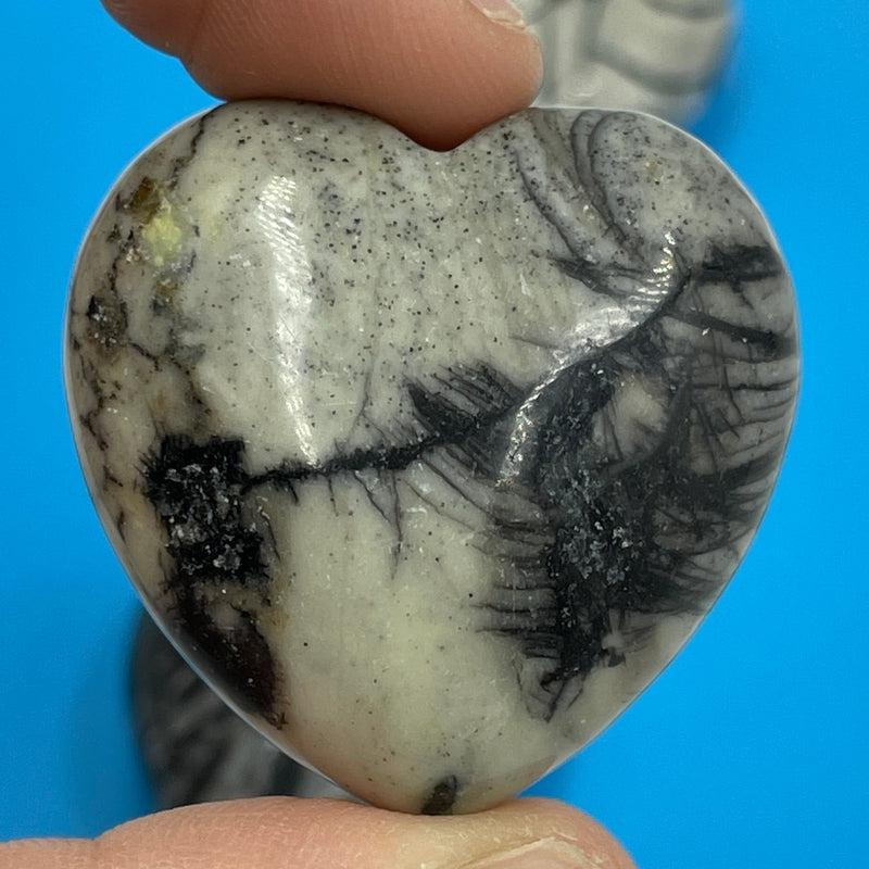Zebra Jasper Hearts || Stress Relief || Egypt-Nature's Treasures