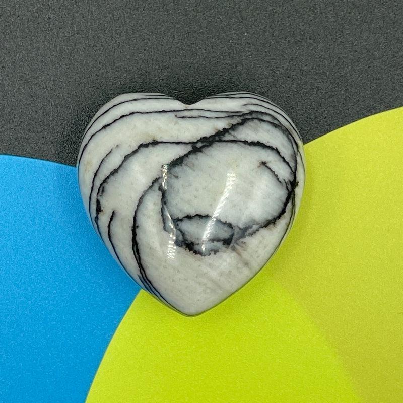 Zebra Jasper Hearts || Stress Relief || Egypt-Nature's Treasures